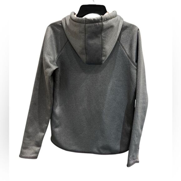 UNDER ARMOUR WOMEN'S CALIBER HOODIE Grey Pink camo size medium - Picture 4 of 14